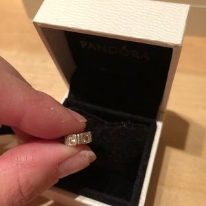 Pandora silver bead